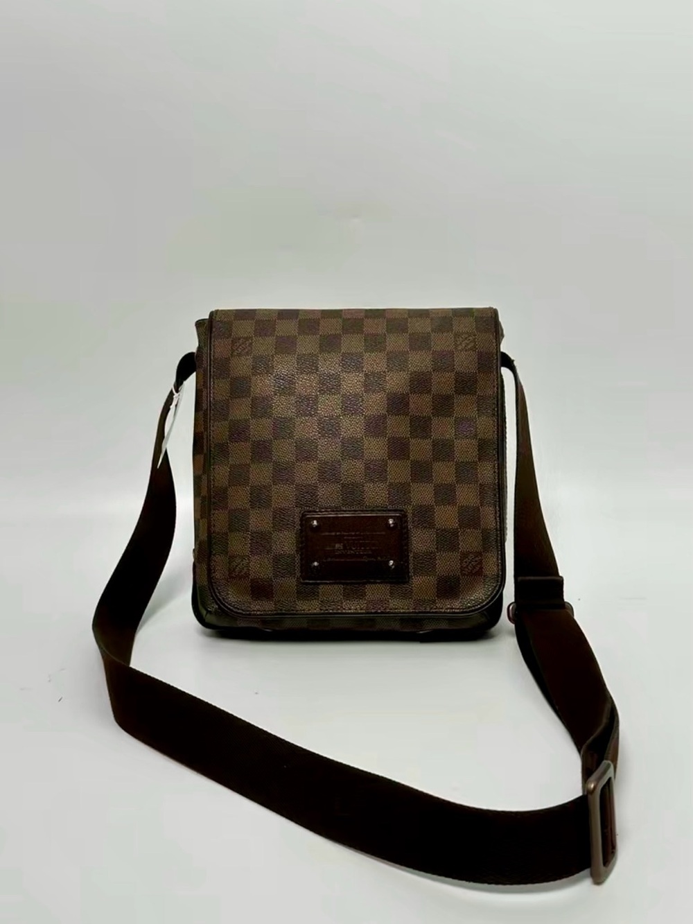 Louis Vuitton Damier Ebene Brooklyn PM Messenger Bag